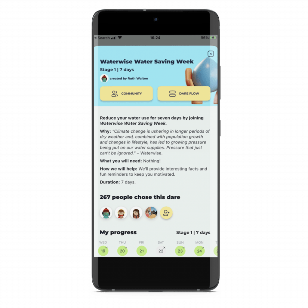 Phone app features